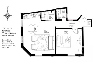  appartement rouen 76000