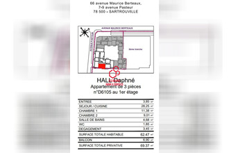  appartement sartrouville 78500