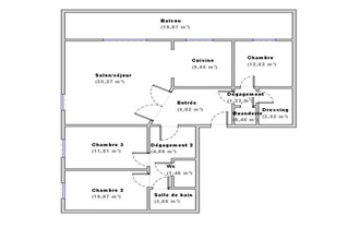  appartement sathonay-camp 69580