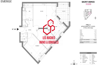  appartement st-denis 93200