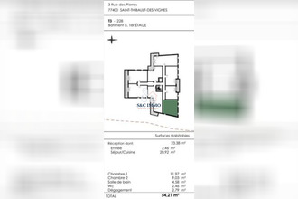  appartement st-thibault-des-vignes 77400