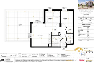  appartement thionville 57100