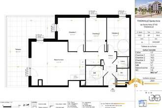  appartement thionville 57100