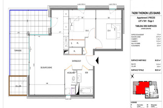  appartement thonon-les-bains 74200