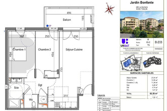  appartement toulon 83000