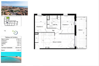  appartement valras-plage 34350