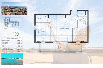  appartement valras-plage 34350