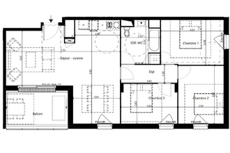  appartement vaulx-en-velin 69120