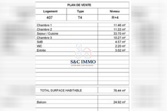  appartement vigneux-sur-seine 91270