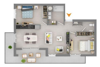  appartement villeneuve-de-la-raho 66180