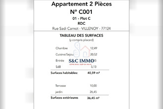  appartement villenoy 77124