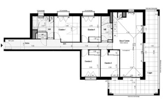  appartement vitre 35500