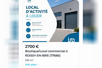  localcommercial roissy-en-brie 77680
