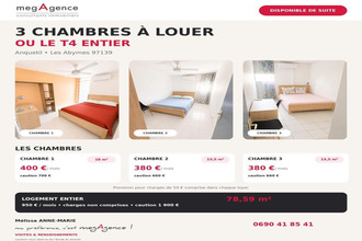 location appartement abymes 97139