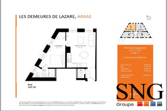 location appartement arras 62000