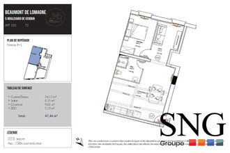 location appartement beaumt-de-lomagne 82500