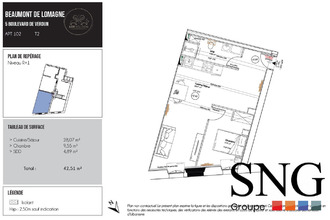 location appartement beaumt-de-lomagne 82500