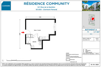 location appartement clermt-ferrand 63000