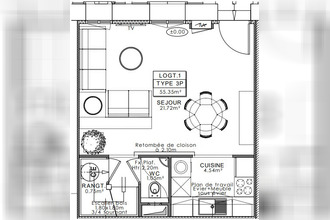 Ma-Cabane - Location Appartement HERBEVILLE, 54 m²