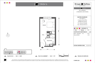 Ma-Cabane - Location Appartement JOUE LES TOURS, 22 m²