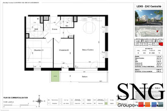 location appartement lens 62300