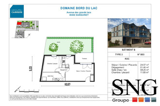 location appartement sanguinet 40460