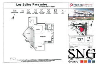 location appartement sete 34200
