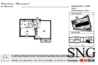 location appartement st-leonard 76400