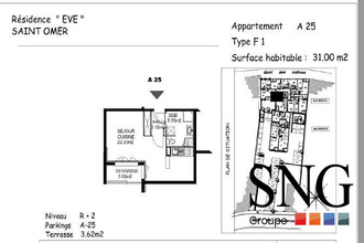 location appartement st-omer 62500