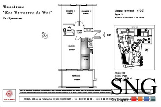 location appartement st-quentin 02100