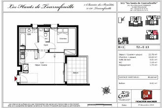 Ma-Cabane - Location Appartement Tournefeuille, 43 m²