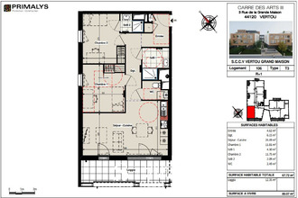 location appartement vertou 44120