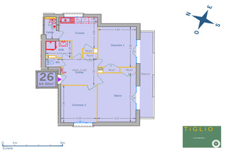 location appartement villeurbanne 69100
