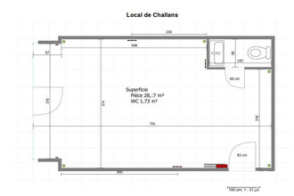 location boutique challans 85300