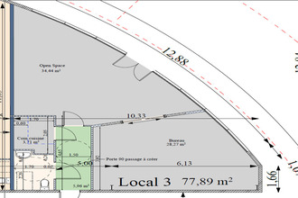 Ma-Cabane - Location Local commercial CHABEUIL, 77 m²