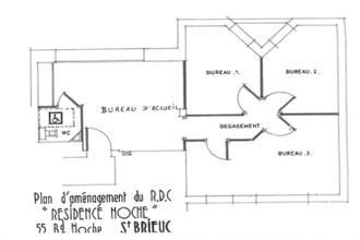 Ma-Cabane - Location Local commercial SAINT-BRIEUC, 60 m²