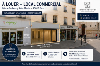 location localcommercial paris-10 75010