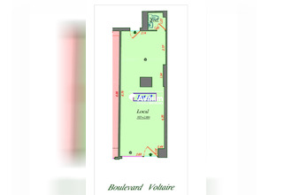 location localcommercial paris 75011