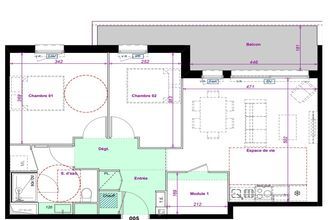 Ma-Cabane - Neuf Appartement Argeles plage, 62 m²