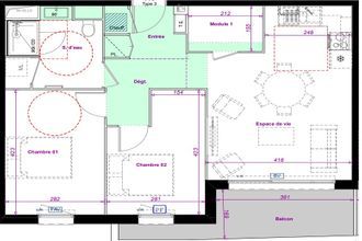 Ma-Cabane - Neuf Appartement Argeles plage, 63 m²