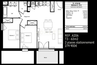 Ma-Cabane - Neuf Appartement Bénesse-Maremne, 42 m²