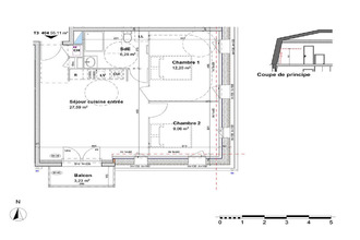 Ma-Cabane - Neuf Appartement Pont-l'Évêque, 55 m²