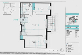 Ma-Cabane - Neuf Appartement Saint-Aubin-d'Aubigné, 71 m²
