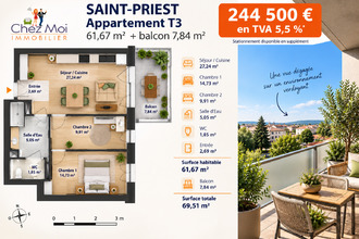 neufs appartement st-priest 69800
