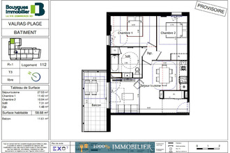 neufs appartement valras-plage 34350
