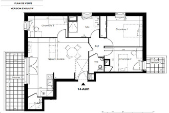 Ma-Cabane - Vente Appartement BASSE-GOULAINE, 77 m²