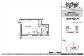 Ma-Cabane - Vente Appartement BERNEX, 21 m²