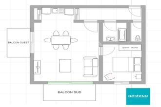Ma-Cabane - Vente Appartement CAMIERS, 38 m²