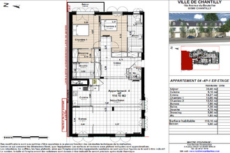 Ma-Cabane - Vente Appartement CHANTILLY, 110 m²