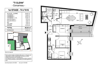 Ma-Cabane - Vente Appartement CONCARNEAU, 88 m²